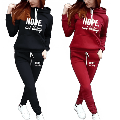 Women's Casual Hooded Sportswear Set - EverHype