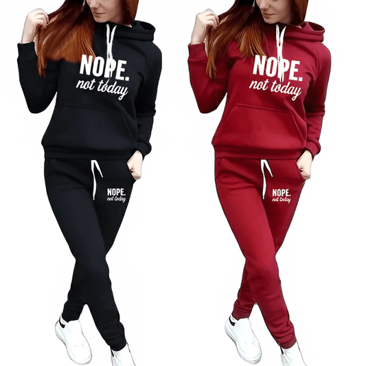 Women's Casual Hooded Sportswear Set - EverHype
