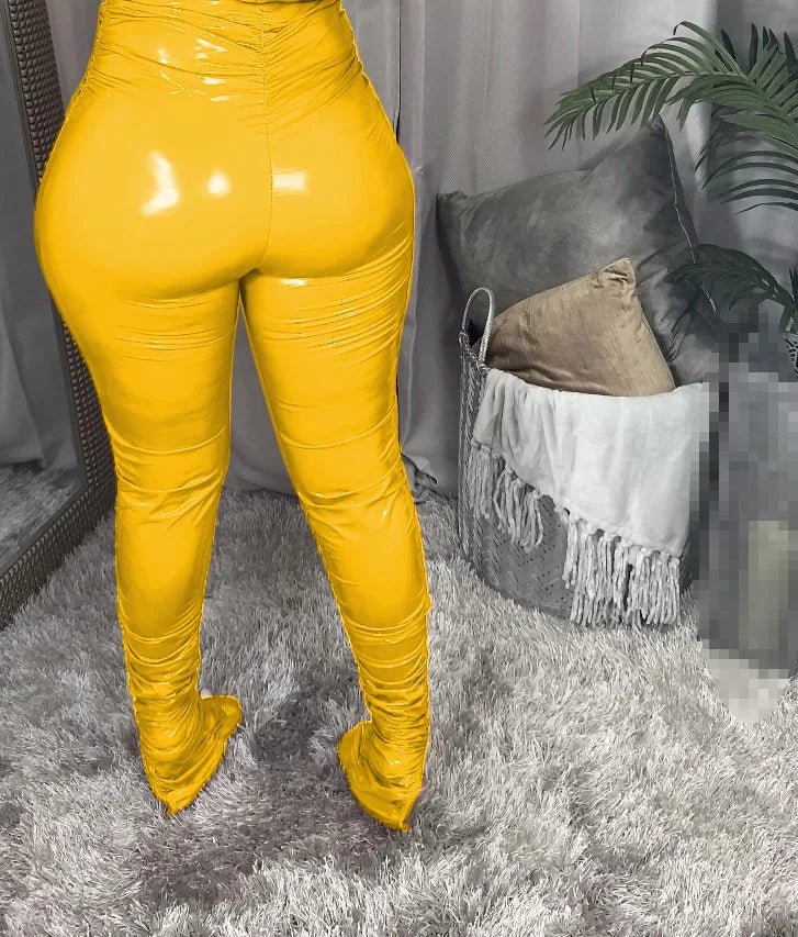 pants PU fall clothes for women leather pants winter clothes women warming trousers 2021 - EverHype