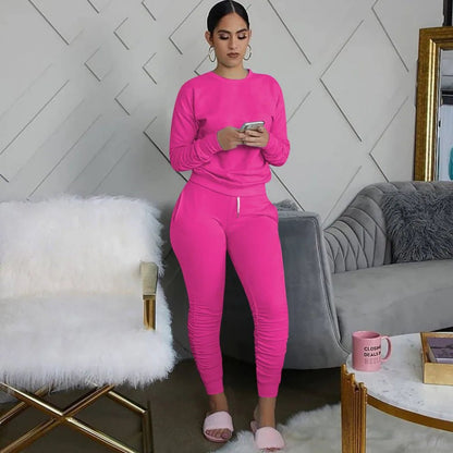 Women's Two Piece Casual Tracksuit Set - EverHype