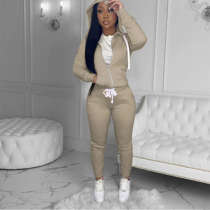 Fall Winter 2 - Piece Set - Hoodie & Pants Sweatsuit for Women in 11 Colors - EverHype