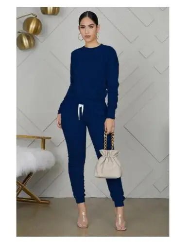 Women's Two Piece Casual Tracksuit Set - EverHype