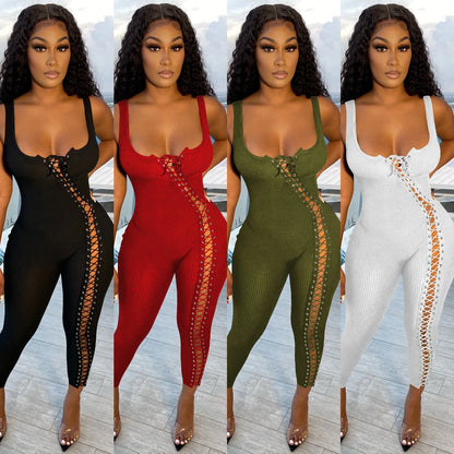 V - Neck Zipper Romper - Sexy One - Piece Jumpsuit | EverHype 2026 - EverHype