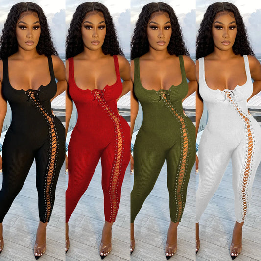 V - Neck Zipper Romper - Sexy One - Piece Jumpsuit | EverHype 2026 - EverHype