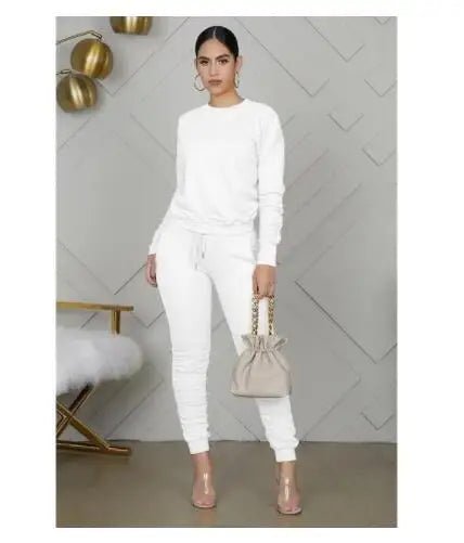 Women's Two Piece Casual Tracksuit Set - EverHype