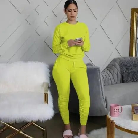 Women's Two Piece Casual Tracksuit Set - EverHype