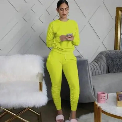 Women's Two Piece Casual Tracksuit Set - EverHype