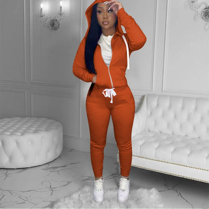 Fall Winter 2 - Piece Set - Hoodie & Pants Sweatsuit for Women in 11 Colors - EverHype