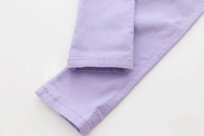 Girls Pants Children Kids Pencil Pants Spring Summer Fashion Candy Colors - EverHype