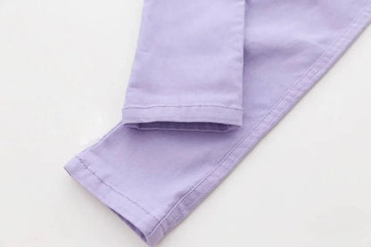 Girls Pants Children Kids Pencil Pants Spring Summer Fashion Candy Colors - EverHype