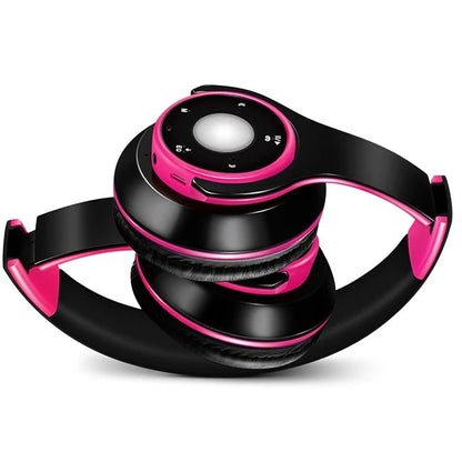 Best Colorful Earphones Wireless Bluetooth 5.3 Headsets Built - in Mp3 Player Foldable Sport Headphones Stereo Sound For Cellphone - EverHype