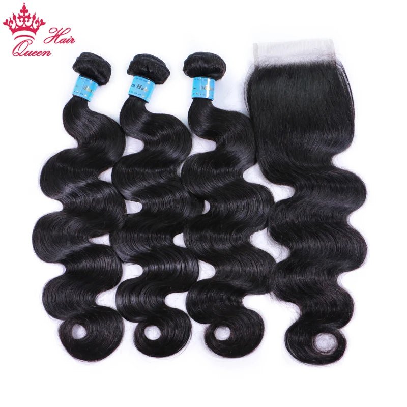 Cambodian Body Wave Bundles With Closure - HD Lace 100% Raw Human Hair - EverHype