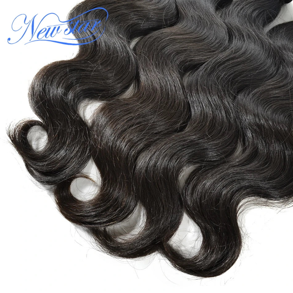 Peruvian Body Wave Hair 4 Bundles New Star 11A Virgin Human Hair Weave Extension Natural Color Hair Unprocessed Raw Hair Weaving - EverHype