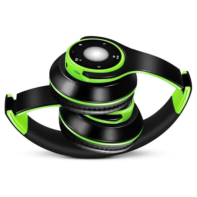 Best Colorful Earphones Wireless Bluetooth 5.3 Headsets Built - in Mp3 Player Foldable Sport Headphones Stereo Sound For Cellphone - EverHype
