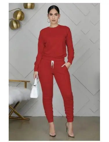 Women's Two Piece Casual Tracksuit Set - EverHype