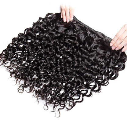 Water Wave Bundles 100% Human Hair Extensions For Women Unprocessed Peruvian Hair Bundle Raw Virgin Human Hair Bundle Curly Hair - EverHype
