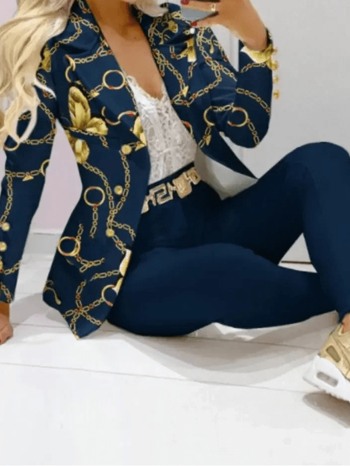 Paisley Butterfly Blazer & Pants Set - 2 - Piece Suit | EverHype 2026 - EverHype