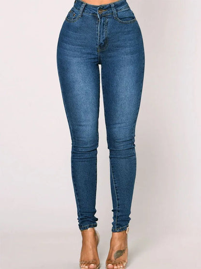 Vintage Skinny Jeans - Women's Stretch Denim Straight Leg Pants | 2026 Style - EverHype