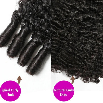 15A Burmese Curly Bundles Human Hair Raw Unprocessed Human Hair Extensions Super Double Drawn Vietnamese 1/3/4 Human Hair Bundle - EverHype