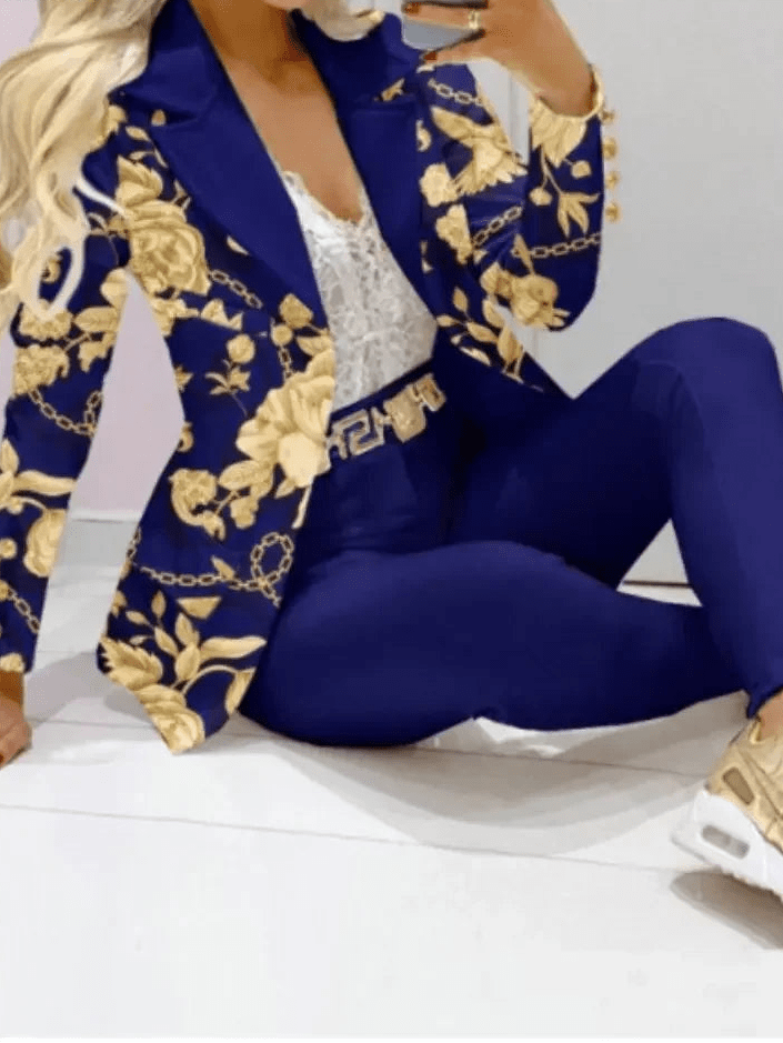 Paisley Butterfly Blazer & Pants Set - 2 - Piece Suit | EverHype 2026 - EverHype
