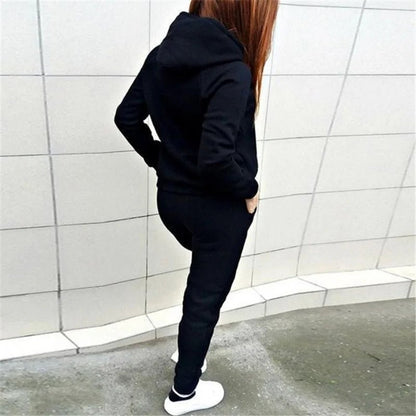 Women's Casual Hooded Sportswear Set - EverHype