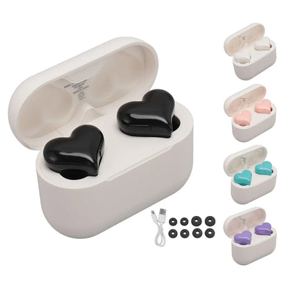 Heart Shaped Wireless Earbuds Wireless Earbuds Headphone Fast Pairing 20 Hours Playtime for Girls Women for Outdoor Gym Sports - EverHype