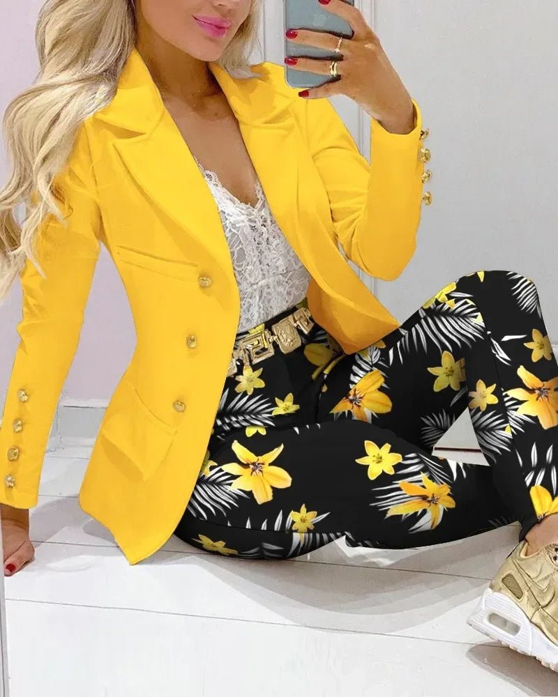 Paisley Butterfly Blazer & Pants Set - 2 - Piece Suit | EverHype 2026 - EverHype