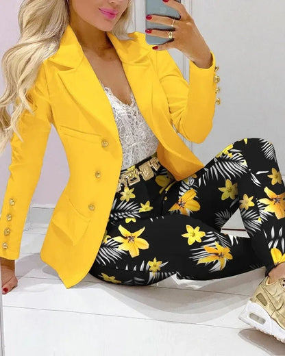 Paisley Butterfly Blazer & Pants Set - 2 - Piece Suit | EverHype 2026 - EverHype
