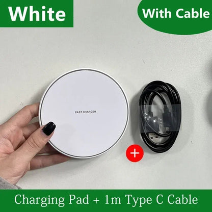 200W Wireless Charger Pad Stand Mobile Phone Chargers Fast Charging Dock Station For iPhone 16 15 14 13 Pro Max Samsung Xiaomi - EverHype