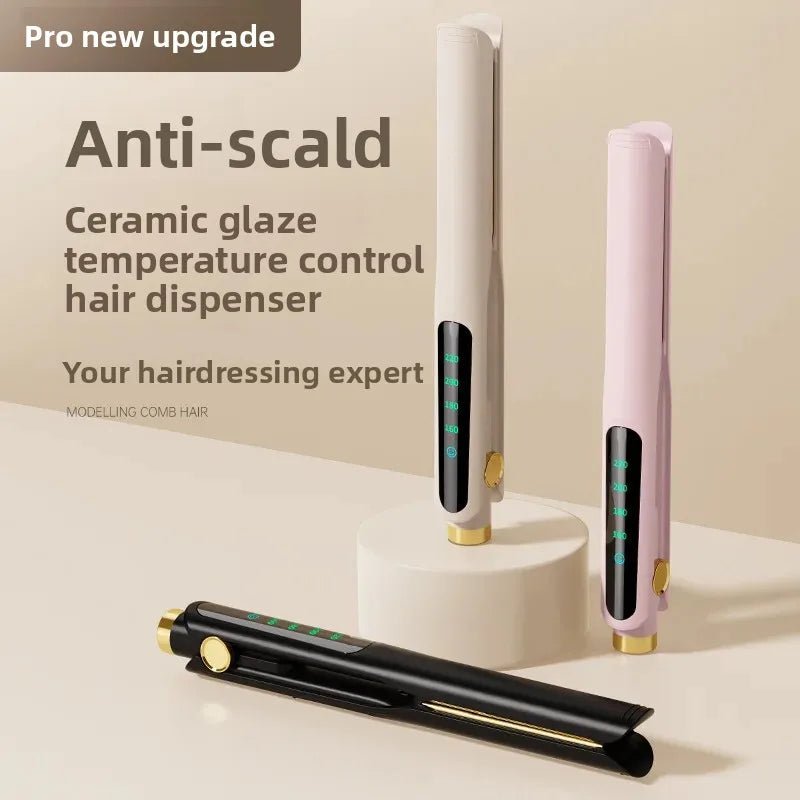 Portable Negative Ion Hair Straightener Fresh Style Curling Iron Korean Japanese Scented Hair Tools Accessories from Mainland Ch - EverHype