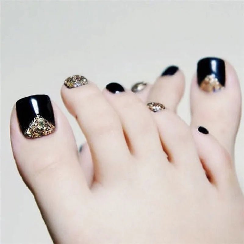 Summer Toenails Press - On Nails - Cute False Toe Nails for Girls - EverHype