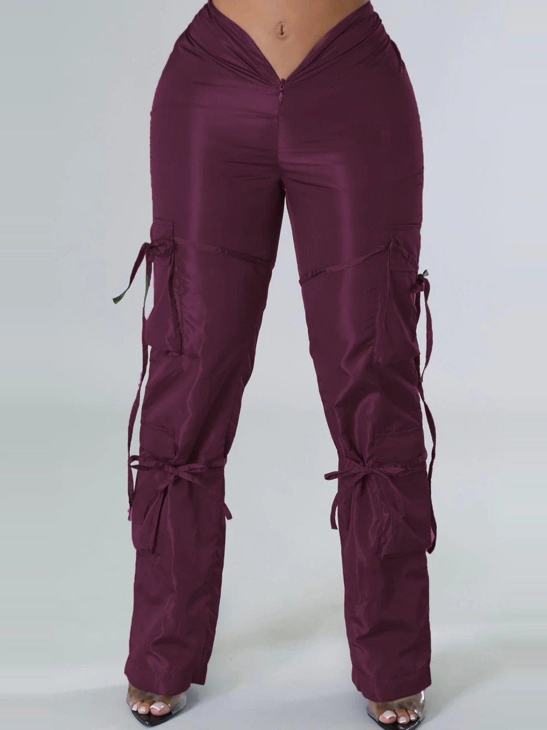 Low Waist Drawstring Cargo Pants - Safari Style Streetwear | EverHype 2026 - EverHype