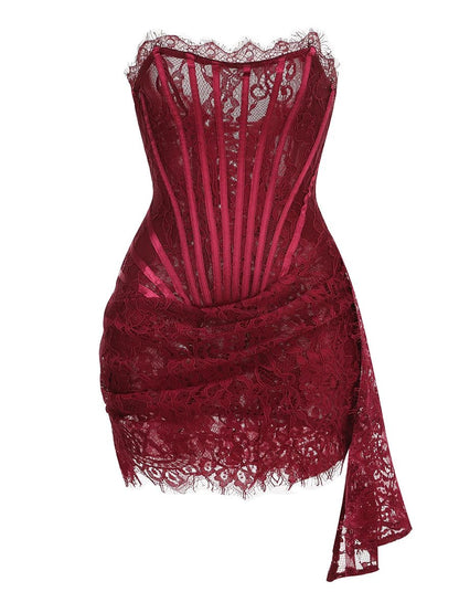 White Wedding Guest Evening Dresses Luxury 2024 Red Birthday Party Outfits Women's Christmas Prom Gown Festive Elegant Gowns - EverHype
