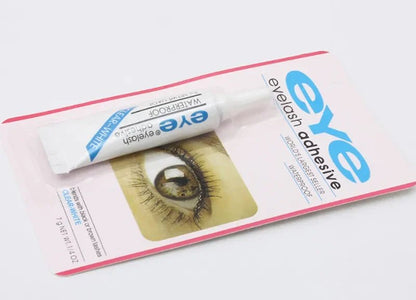 False Eyelash Extension Glue Waterproof Makeup Tools Accessories Eyelash Glue New Strong Lash Glue Adhesive 7g, Black or Clear - EverHype