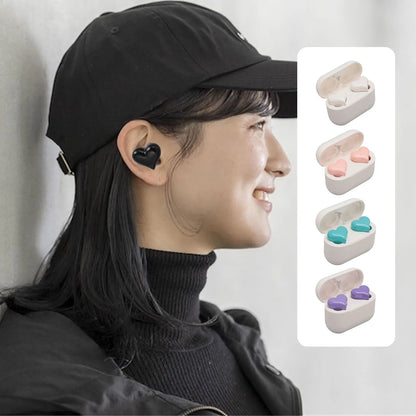 Heart Shaped Wireless Earbuds Wireless Earbuds Headphone Fast Pairing 20 Hours Playtime for Girls Women for Outdoor Gym Sports - EverHype