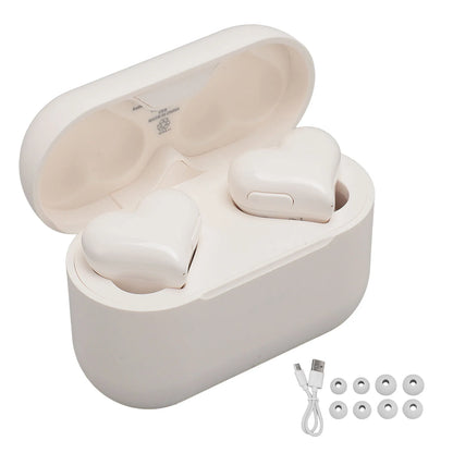 Heart Shaped Wireless Earbuds Wireless Earbuds Headphone Fast Pairing 20 Hours Playtime for Girls Women for Outdoor Gym Sports - EverHype