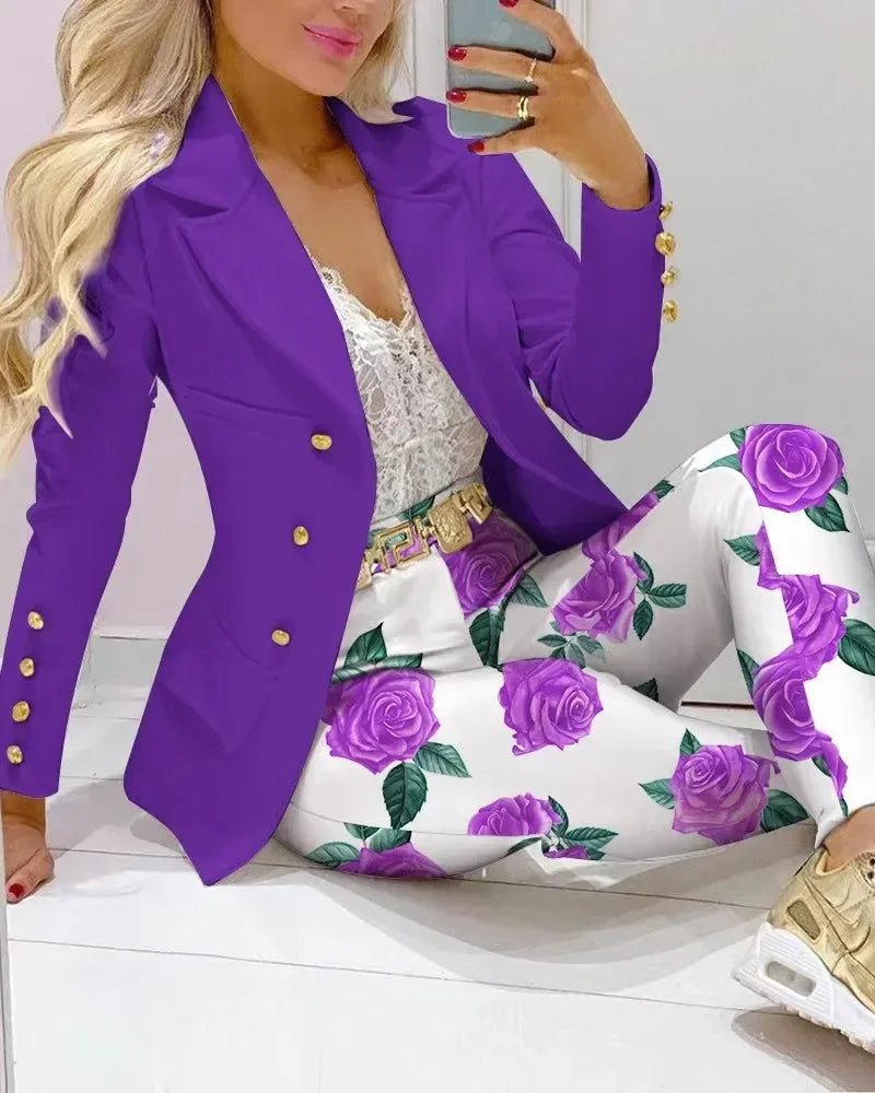 Paisley Butterfly Blazer & Pants Set - 2 - Piece Suit | EverHype 2026 - EverHype