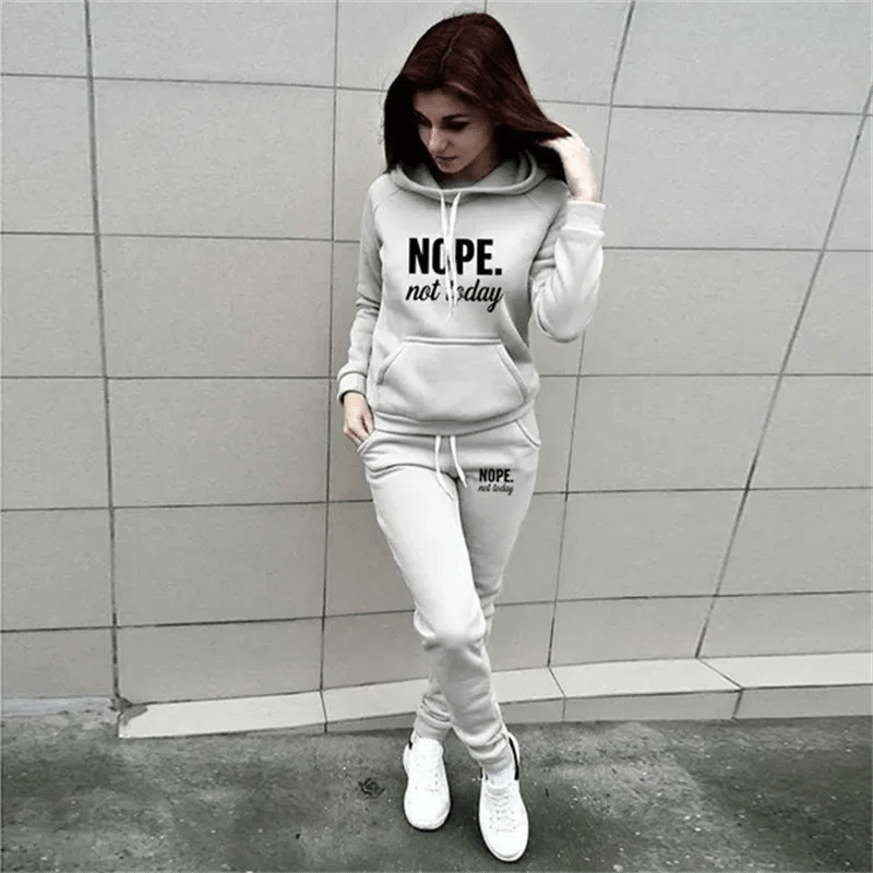 Women's Casual Hooded Sportswear Set - EverHype