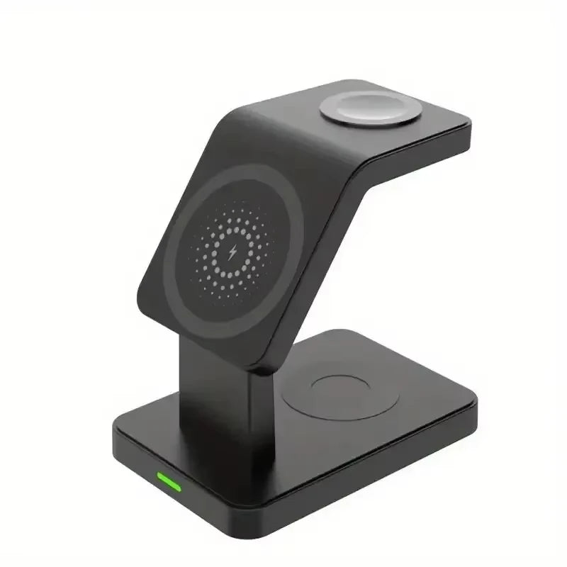 3 In 1 Magnetic Wireless Charger Stand for iPhone 16 15 14 13 Pro Max Apple Watch 1 - 8 AirPods Macsafe Fast Charging Station Dock - EverHype