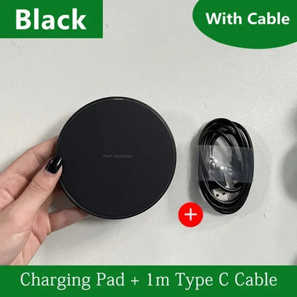 200W Wireless Charger Pad Stand Mobile Phone Chargers Fast Charging Dock Station For iPhone 16 15 14 13 Pro Max Samsung Xiaomi - EverHype