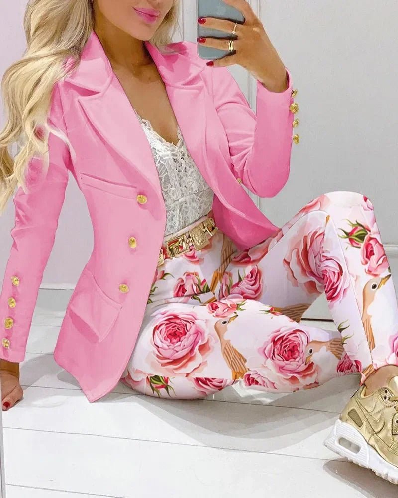Paisley Butterfly Blazer & Pants Set - 2 - Piece Suit | EverHype 2026 - EverHype