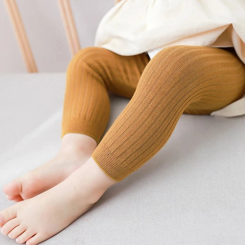 Spring Autumn Baby Boys Girls Pants Newborn Girl Leggings Tights Cotton Stretch Kids Children Knitting Trousers For 0 to 6Years - EverHype