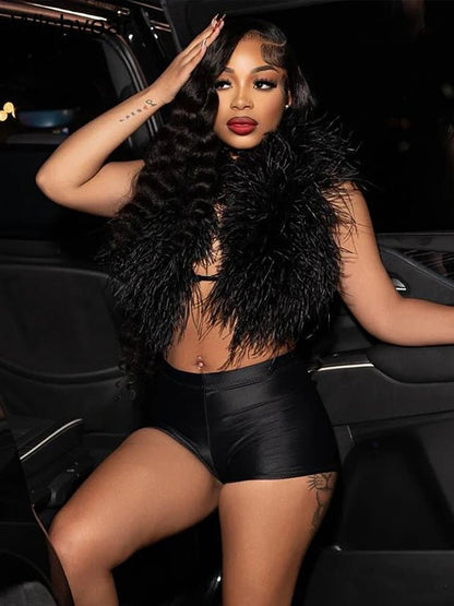 Women's Halter Tank Top & Stretch Shorts Set - EverHype