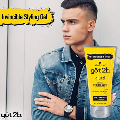 Got2b Glued Spray Styling Spiking Hair Gel Waterproof Lace Wig Adhesive invisible Hair Accessories Glue Remover Spray 170g - EverHype
