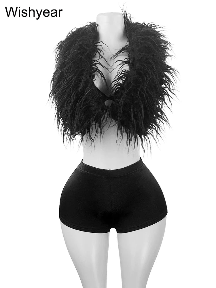 Women's Halter Tank Top & Stretch Shorts Set - EverHype