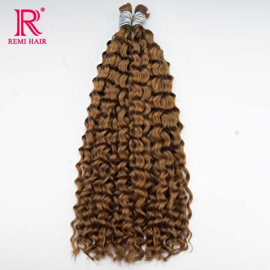 100% Human Hair Extensions for Braiding Natural Hair Weaving Loose Deep Beautiful Unprocessed Curly No Weft Vietnamese Hair Bulk - EverHype