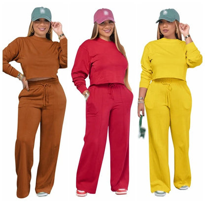 Women's 2 - Piece Winter Tracksuit - Fall Clothing Pants Set | Casual Outfit - EverHype