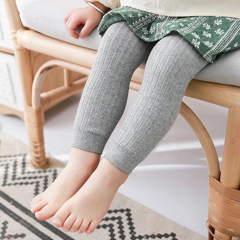 Spring Autumn Baby Boys Girls Pants Newborn Girl Leggings Tights Cotton Stretch Kids Children Knitting Trousers For 0 to 6Years - EverHype