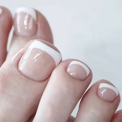Summer Toenails Press - On Nails - Cute False Toe Nails for Girls - EverHype