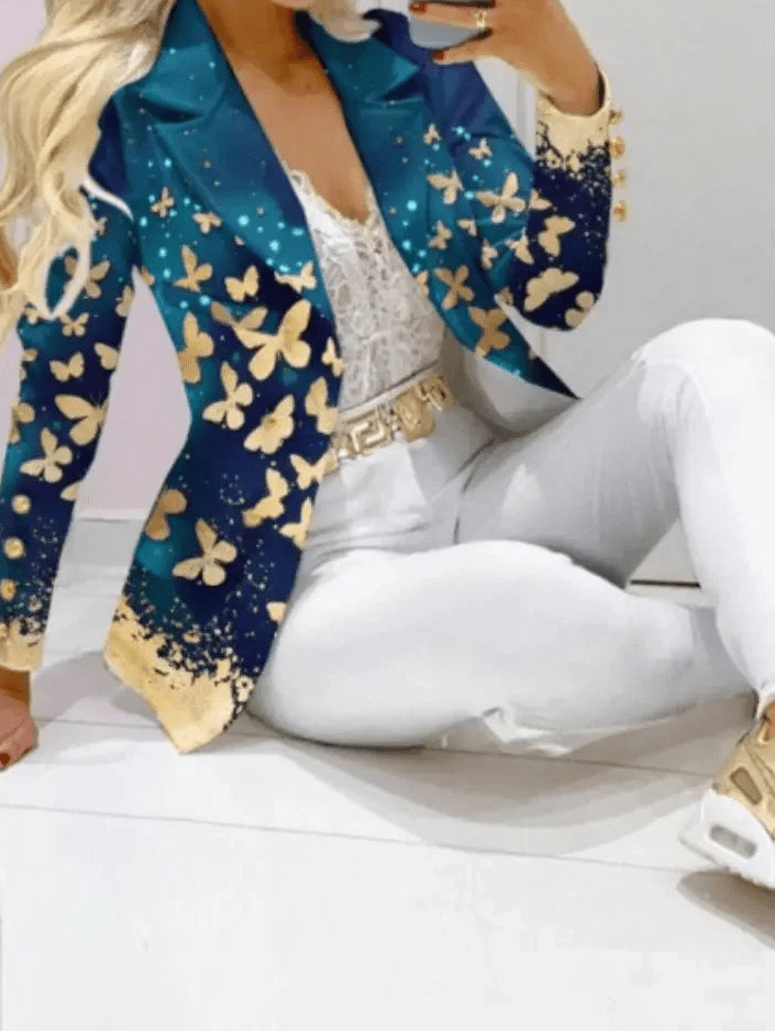 Paisley Butterfly Blazer & Pants Set - 2 - Piece Suit | EverHype 2026 - EverHype